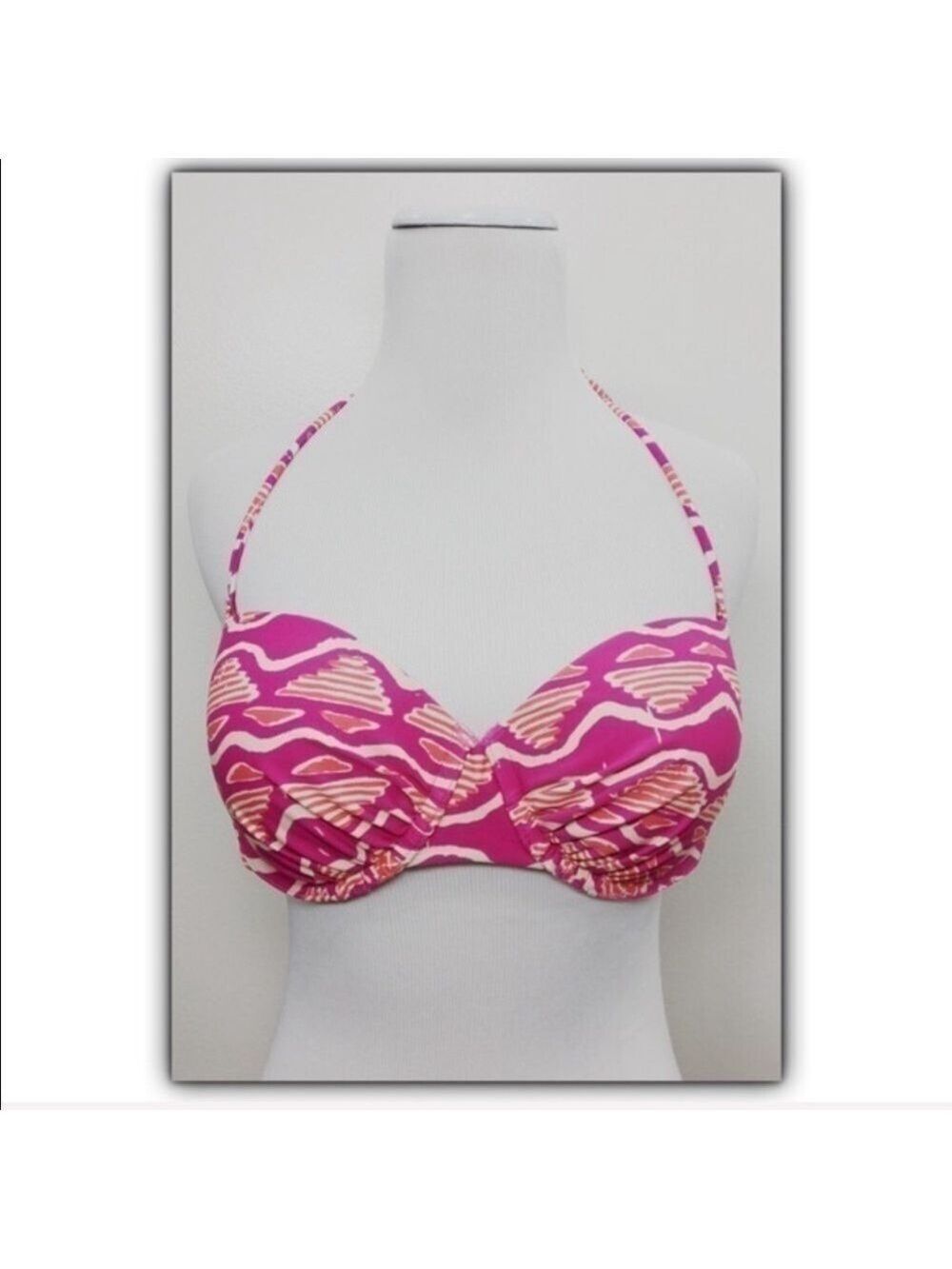 aerie underwire southwest bandeau bikini swimsuit top size 36C